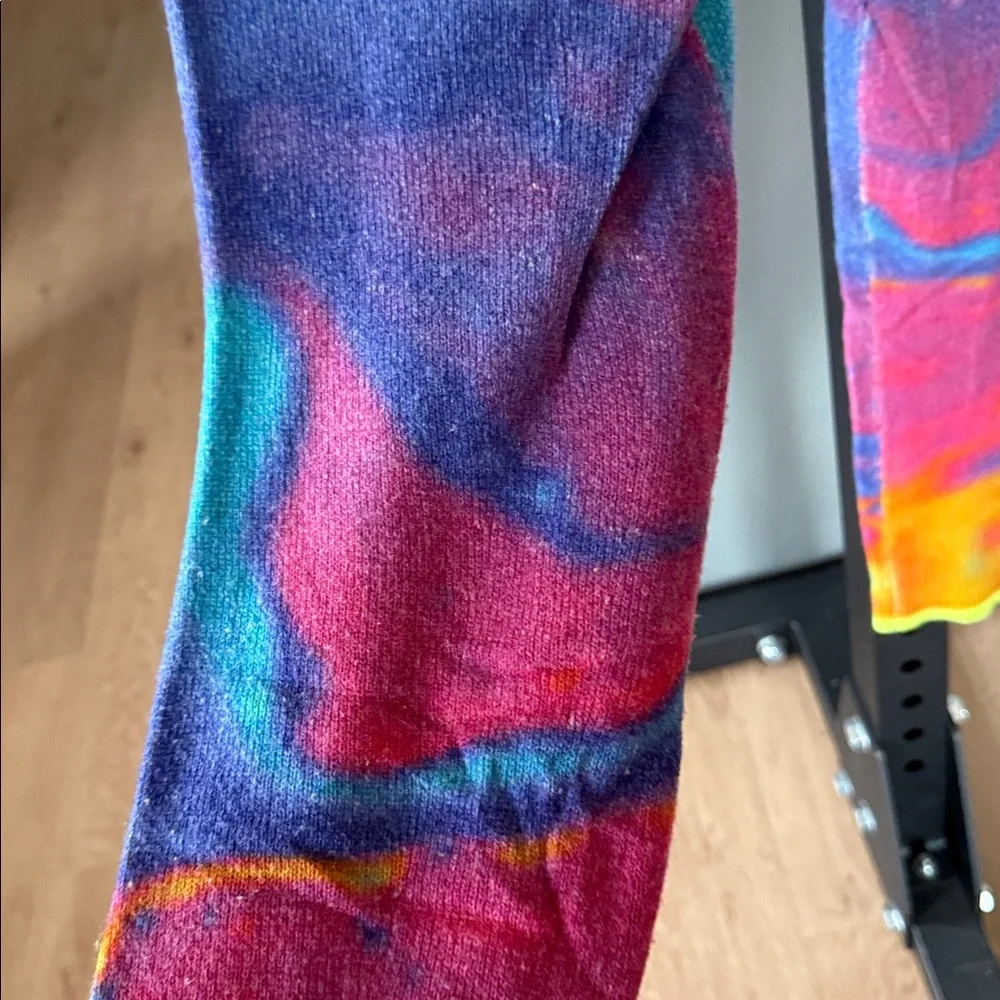 Brodie Cashmere Rainbow Lava Joggers Size M - Picture 11 of 14